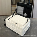 Side opening large capacity expansion men's suitcase 20-inch boarding suitcase new women's silent clamshell pc trolley case