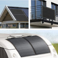 Flexible 100W 200w solar panel factory shipped from Europe with certification Solar panel for balcony RV