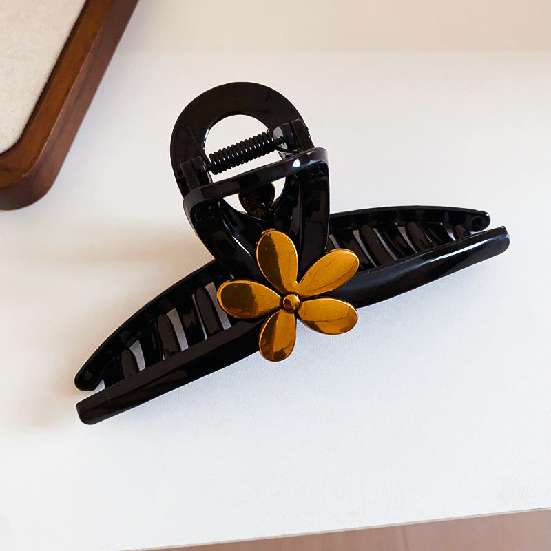 French Black Pearl Hair Claw Clip - view 12