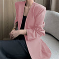 Women's Spring Korean Casual Blazer 2026 - Coffee