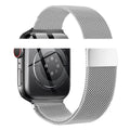For applewatch Magnetic Beige Lily Steel Band 2E Metal Watch Chain New Smart Capable watch 41 / 45mm