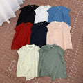 Summer Korean Artistic Ramie Mini Flutter Sleeve Stand Collar Diagonal Placket Lightweight Shirt