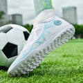 high-top football shoes for men with long nails and broken nails for students and children, professi