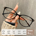 Beesfen New Korean Knit Slender Bare Face Women Frame 210712 Subtle Cat Eye Glasses Frame Cinnabar Sun Glasses Wholesale