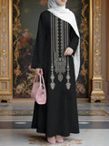 Women's Summer Office Long Sleeve Printed Set 2026 | 2 Piece Outfit Set - 3K6Y25MF26YTNSB221