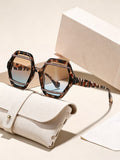 Polygon Oversized UV-Proof EU/US Import New Trendy Fashionable Influencer Style Personality Sunglasses