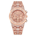 PINTIME / Item Time Export Cross-Border Bestseller Full Diamond Multifunction 3 Eye Fashionable Rhinestone Watch Dropship OK