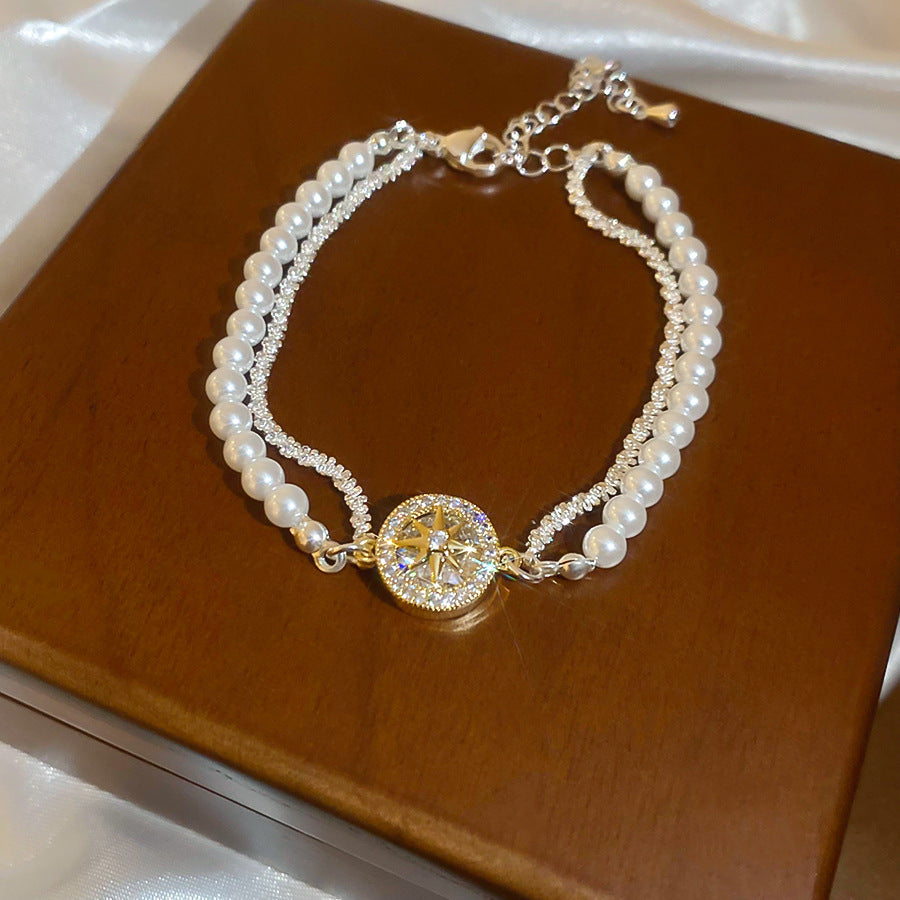 Zircon Pearl Delicate Bracelet - view 8