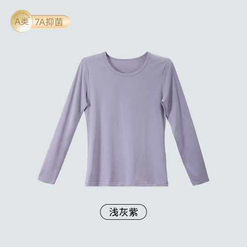 洛书女士A类纯棉秋衣秋裤保暖上衣1件