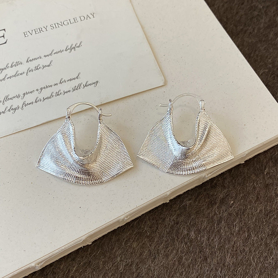 French Enamel Polka Dot Geometric Earrings - view 9