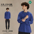 Unisex Fall/Winter 275G Snow-Denim Batik Crew Neck T-Shirt