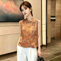 Summer New Chinese Fashion Jacquard Frog Button Shirt