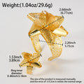 French Statement Personality Wheel Return Breeze Vehicle Flower Heavy-Duty Design Premium Cutout Flower Fashionable Accessory Bangle Ring