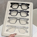 Simple Square Frame Blue-Light Glasses Overseas Big Face Bare Face Slender Versatile Trendy Glasses Frame Women Plano