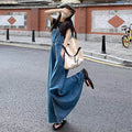 Fall Youthful Slimming Loose Strap Dress + Skirt + Long Skirt