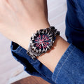 Y2K Year Vintage Watch Men Unique-Shaped Claw Piece alabaster Western Grid Premium Waterproof Quartz Watch