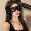 黑色花朵面具假面舞会装扮道具晚会年会半脸面具眼罩化妆之夜面罩