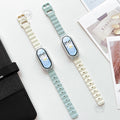 Fits Xiaomi Band 10 / 9 / 8 / 7 / nfc Band New Cushion Pattern Silicone Color Block Xiaomi 6 / 5 / 4 Wrist Strap