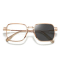 Overseas Photochromic Anti-Blue-Light Glasses Big Frame Stylish Fashionable Slender Sunglasses Can Fit Prescription Photochromic Plano