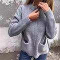 Fall-Winter Casual Fashion Stand Collar Loose Jacket