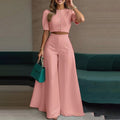 Spring Casual Fashion Pants + Top 2-Piece Set