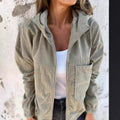 Women's Fall Minimal Jacket 2026 | Trendy Jacket - Blue
