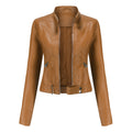 Women's Fall Stand Collar Lightweight Cropped Jacket 2026 | Trendy Jacket - Black