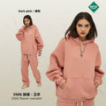 Men's Fall/Winter 350G Oversize Loose Fit Fleece-Lined Thick Hoodie