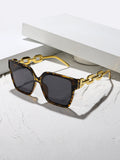 Big Frame Square Sunglasses UV-Proof Trendy New EU/US Import Fashionable Influencer Street Snap Versatile Women Sunglasses