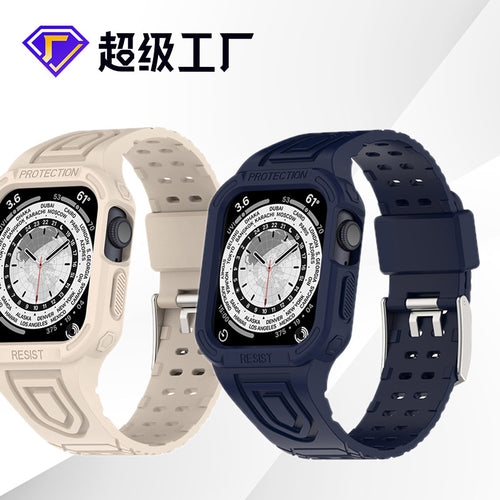 For AppleiWatch Watch Band 876543SEultra8 Third Gen TPU Apple One-Piece apple Original Factory