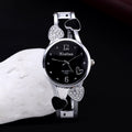 AliExpress Watch Heart-Shaped Steel Band Women Bangle Watch Christmas Present Watch Wholesale watch