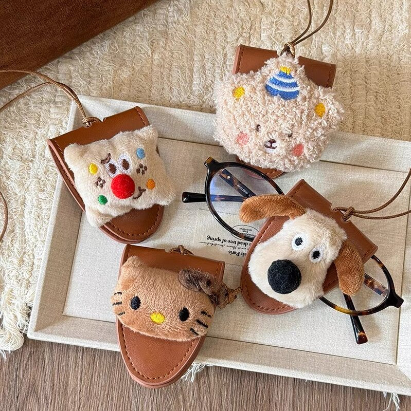 Cute Cat and Dog Magnetic Glasses Holder Necklace - view 3