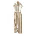 Summer Professional Fashion Shirt + Pants 2-Piece Set