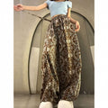 Summer Fashion Slimming Printed Loose Wide Leg Pants