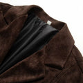 Women's Lapel Collar Waist-Tie Jacket 2026 | Trendy Jacket - Coffee