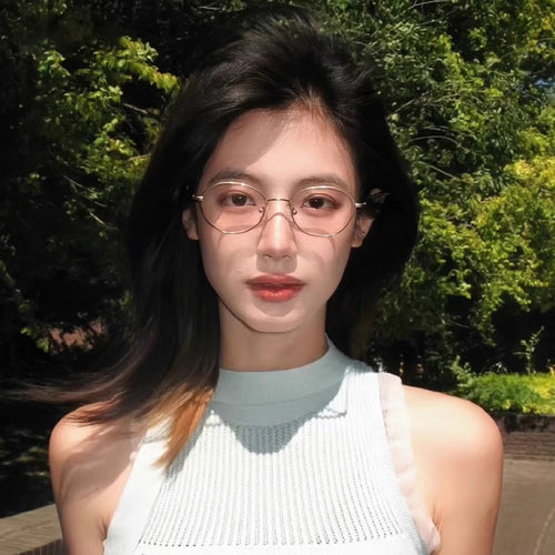 Beesfen Frame Wholesale 58161ZM Online Bestseller Retro Gold Silk Fine Edge Glasses Frame Can Fit Prescription Glasses