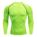 european size tight-fitting long-sleeved men's sports running sports training basketball bottoming t