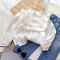 Girls' Korean Style Shirt - Spring/Fall Baby Top