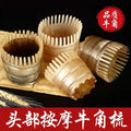 Natural Horn Bath Comb - Meridian Scalp Massage & Gua Sha Tool