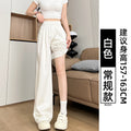 Summer Retro Tencel High Waist Lightweight Loose Wide Leg Pants