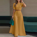 Spring Casual Fashion Pants + Top 2-Piece Set