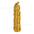 wig french long curly hair loose wave crochet hair single tube large curl spiral curl 24inch