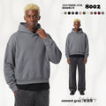 ARTIE Men's Streetwear Boxy Fleece-Lined Hoodie