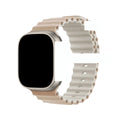 Fits Apple watch Two-Tone Ocean Apple Band Contrast Silicone Apple Watch Band