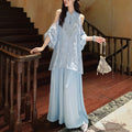 New Chinese Style Lace Beaded Off-Shoulder Dress, 2026