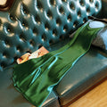 High-End Satin Camisole Dress, Triacetate Style Mid-Length