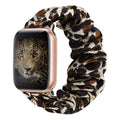 Custom Fits apple watch Band S87 Cross-Border Hit Stretch Hair Tie Printed Leopard Apple Band