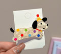 limited time discount cute cartoon puppy hair clip high-end female forehead side bangs broken hair d