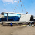 Starry Sky Series 11.5-meter extended space capsule B&B, family-style space capsule viewing house with strong sense of technology
