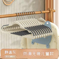 衣架加粗款无痕晾衣架宽肩防滑新款晾晒衣撑子塑料家用成人衣架子